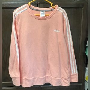 Adidas XL peach crewneck sweatshirt